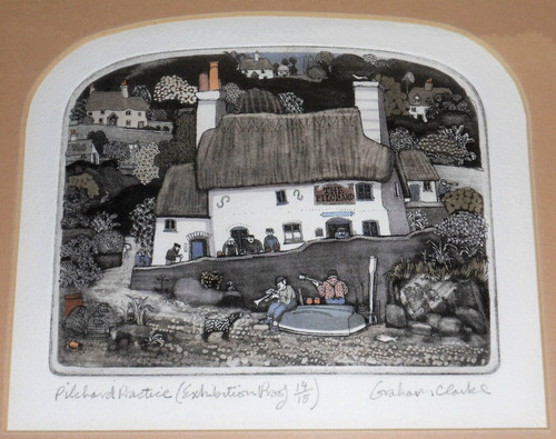 Graham clarke signed - signed, etching