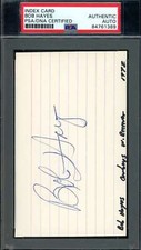 Bob Hayes PSA DNA Signed 3x5