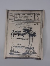 1943 ADVERTISING PRINT XMAS