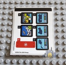 Lego City Fire STICKER SHEET