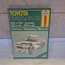 Haynes manual toyota hi-ace