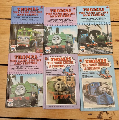 Six vintage thomas the tank - vintage,