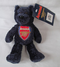 Arsenal FC Navy Teddy Bear Beanie Soft Toy 20cm with Tag