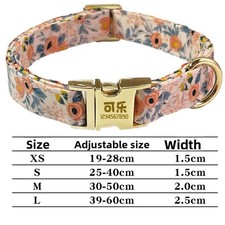 Fancy Floral Personalised Dog