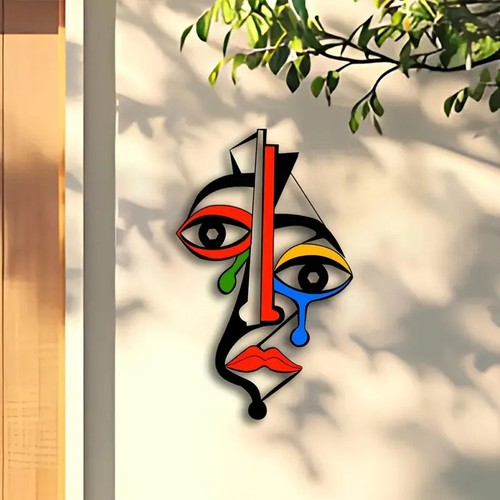 Picasso inspired metal wall - 1x,