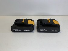 2x Titan 18v 1.5Ah Li-ion