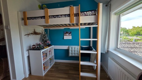 High sleeper bed with - high,
