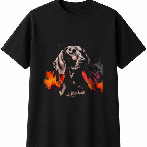 Weimaraner anime mens - weimaraner,