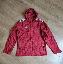 Adidas Red Windbreaker Jacket