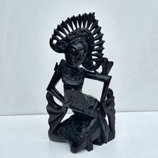 Vtg Wood Carved Balinese Hindu