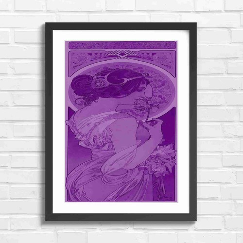 Art nouveau woman - nouveau, with