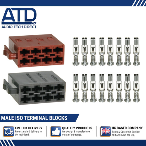 Iso 8pin terminal block socket - iso,