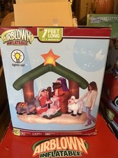 Gemmy 2007 7ft Long Nativity