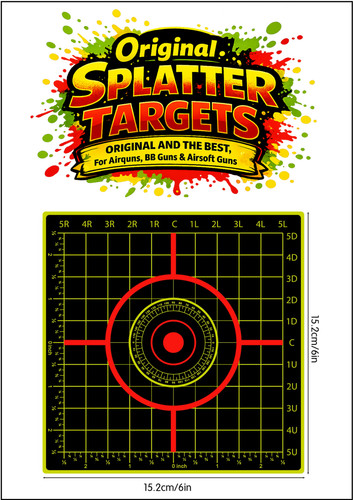 10pcs square splash - 10pcs, targets