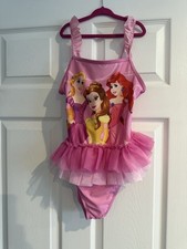 Disney Princess Girls' Swimming Costume Age 11-12 Years New Without Tags