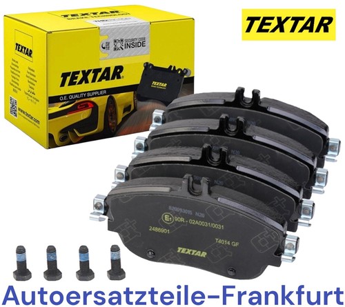 Textar front brake pads - textar,