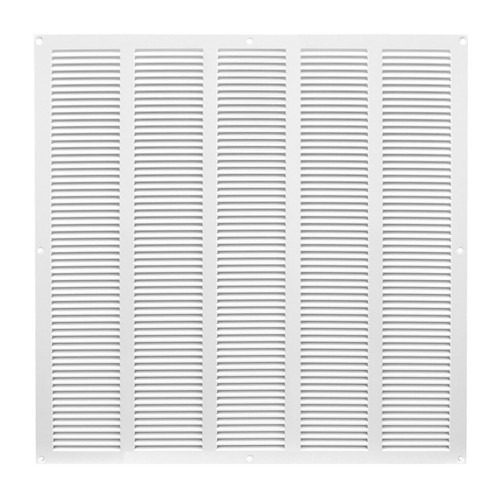White metal air vent grille - white,