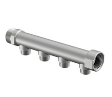 Uponor 4-port brass manifold
