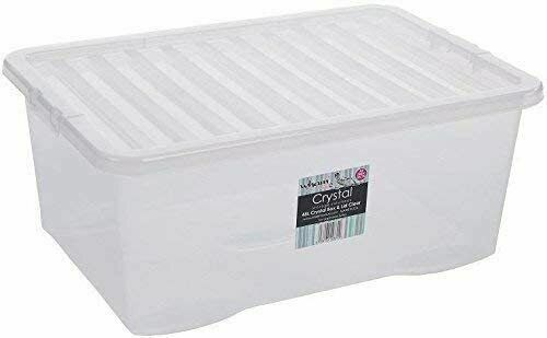 Set clear plastic storage - clear,