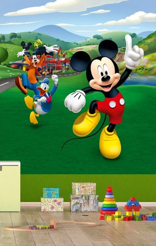 Mickey mouse wall mural disney - mouse,