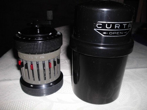 Calculating machine curta type - calculating,