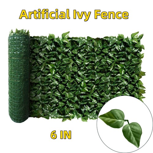 6ft artificial hedge faux ivy - faux,