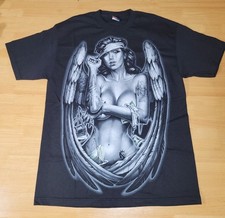 OGABEL New Rare OG ABEL Justice Angel Tattoo Money Chains Mens 3XL TShirt