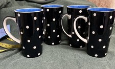  4 whittard of chelsea latte  hot chocolate large mugs new  