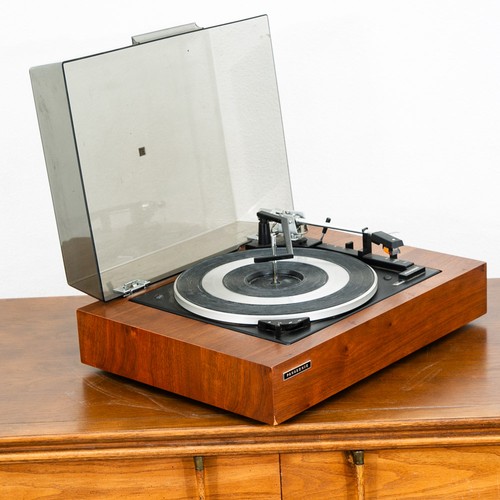 Vintage record player cover - record,