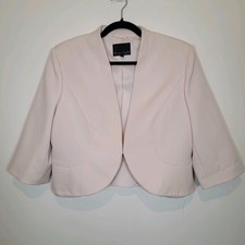 Phase Eight Tammy Jacket Cameo Pink 3/4 Sleeve Occasionwear Size 16