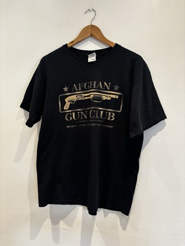 Vintage afghan gun club - afghan,