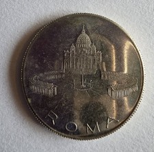 ROMA Medallion POPE JOHN PAUL II Vatican Medal large Coin 35mm Silver