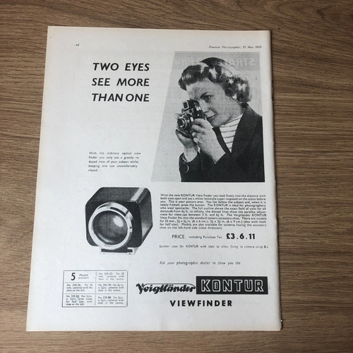 Cams03 magazine advert - advert, 11x8