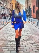 ZARA WOMAN MINI WRAP DRESS