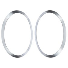 1Pair Chrome Headlight Trim Ring Covers For MINI Cooper S F55 F56 F57 2014-2018