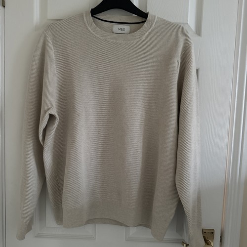 Brand new mens cream - m&s,