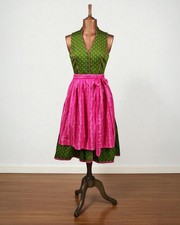 Vintage 90s Dirndl Dress Traditional Country Bavarian Tyrol Oktoberfest - UK 10