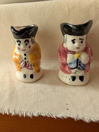 Pair vintage miniature toby - pair, of