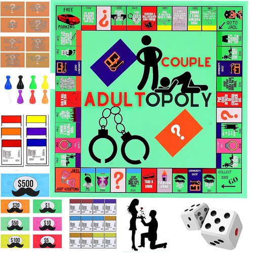 Adult monopoly couples board - adult,