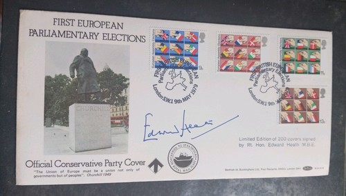 Edward heath europe - eec, signed