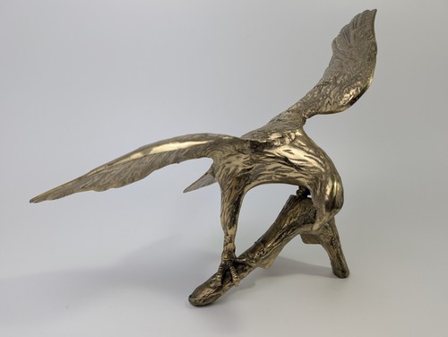 Large vintage brass eagle - large,
