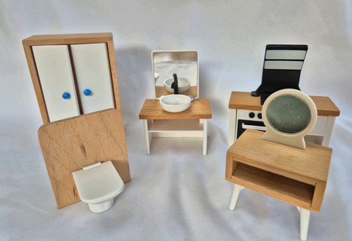Dolls house wooden furniture - dolls,