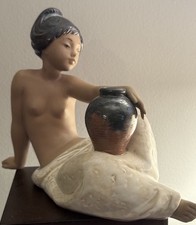 Lladro "Leticia" Gres  Porcelain-Partial Nude Woman