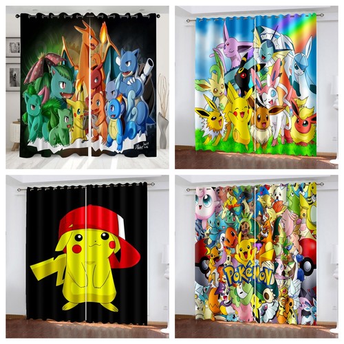 Kids curtains pokemon - kids,