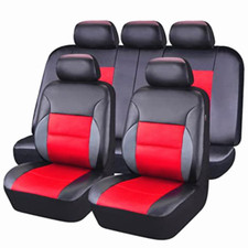 PU Leather Car Seat Covers Full-surround Cushion Protector for 5-Seats Auto SUV
