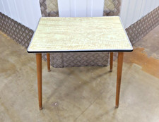 Retro Vintage Atomic Melamine Formica Side Coffee Table Dansette Legs