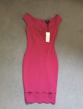 Lipsy Scallop Bardot Bodycon