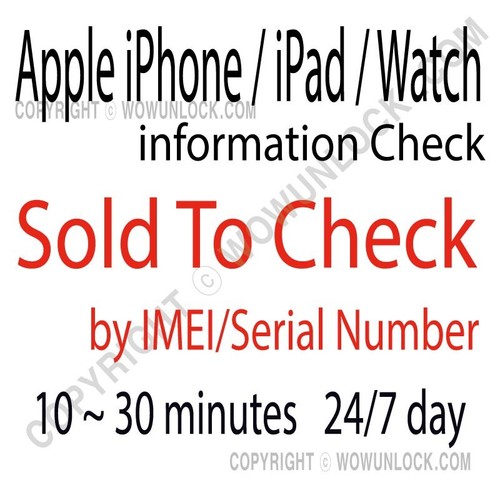 Info check for - for, iphone