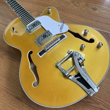  Gold Jazz Electric Guitar