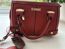 River Island Red Tan Tote Bag